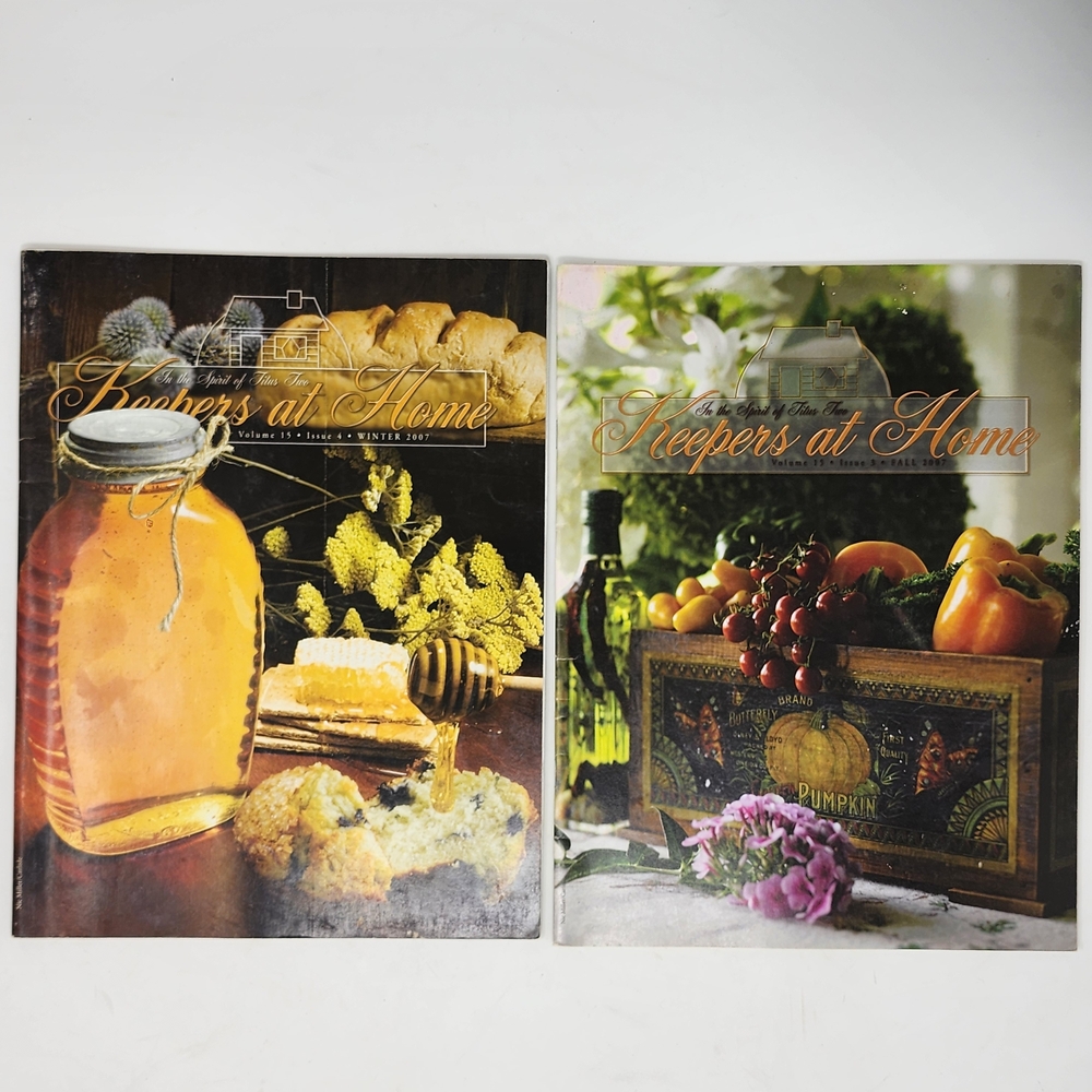 Magazine Set - Rustic Brown and Green Covers